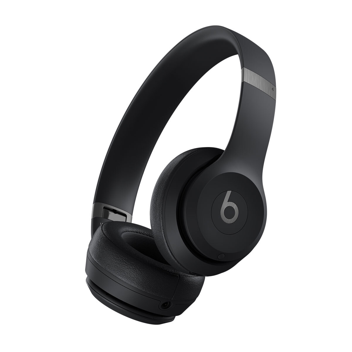 Close-up of Beats Solo4 in Matte Black with Best of CNET 2024 badge.