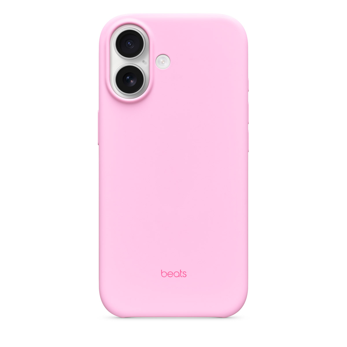 Close-up of Beats iPhone 17 Case in Pebble Pink
