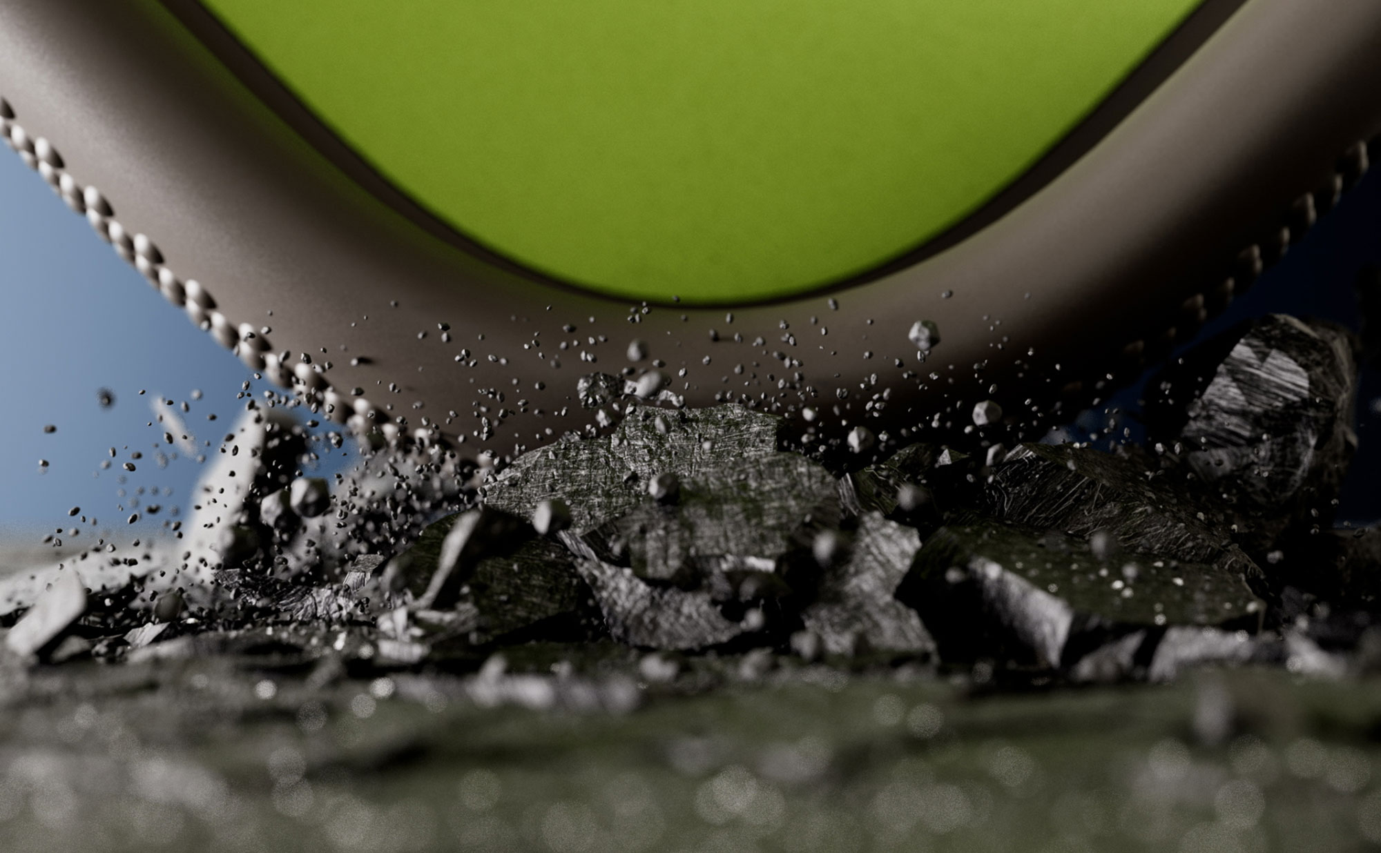 Close-up of the Beats iPhone 17 rugged case with ultra-strong polymer back, shock-absorbing sidewalls and reinforced corners.