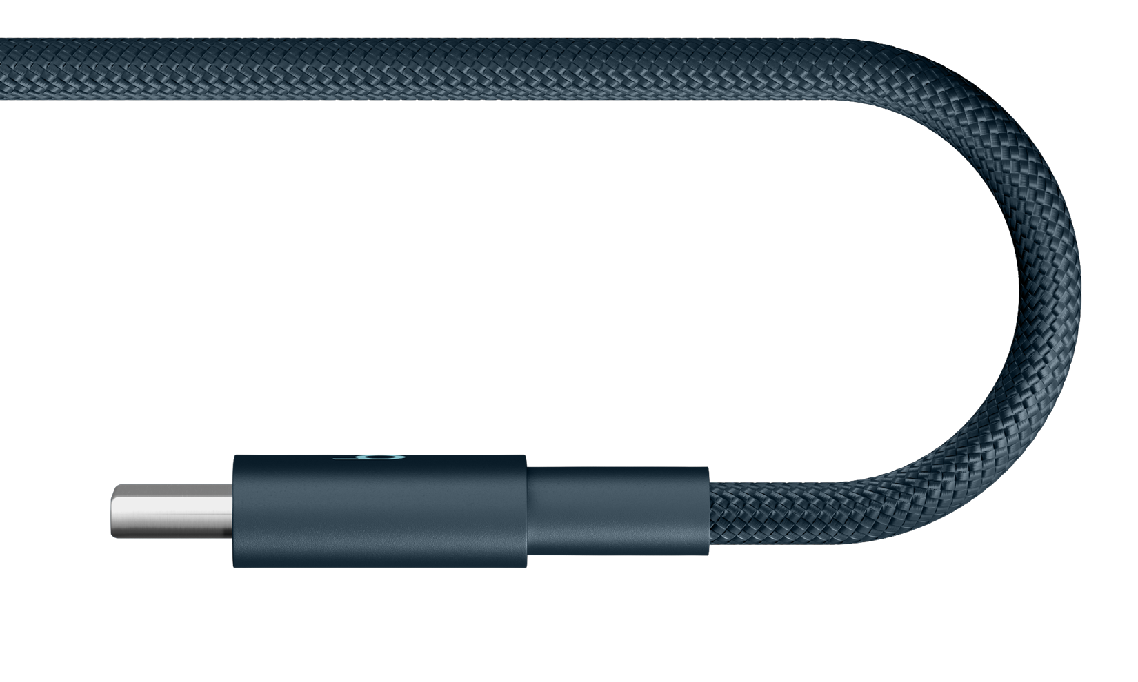 Beats USB-C to USB-C Woven Cable shown in Nitro Navy.